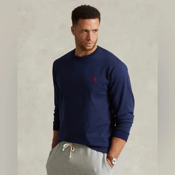 Classic Fit Jersey Long-Sleeve T-Shirt - Picture 1 of 6